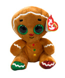 Ty Beanie Boos - Crumble the Gingerbread Man, Glitter Eyes