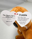Ty Beanie Boos - Crumble the Gingerbread Man, Glitter Eyes