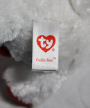 Ty Beanie Boos- Cuddly Bear the Valentine's Day Teddy Bear, Glitter Eyes