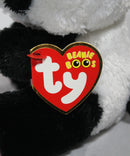 Ty Beanie Boos- Cutie pie the Valentine's Day Panda, Glitter Eyes