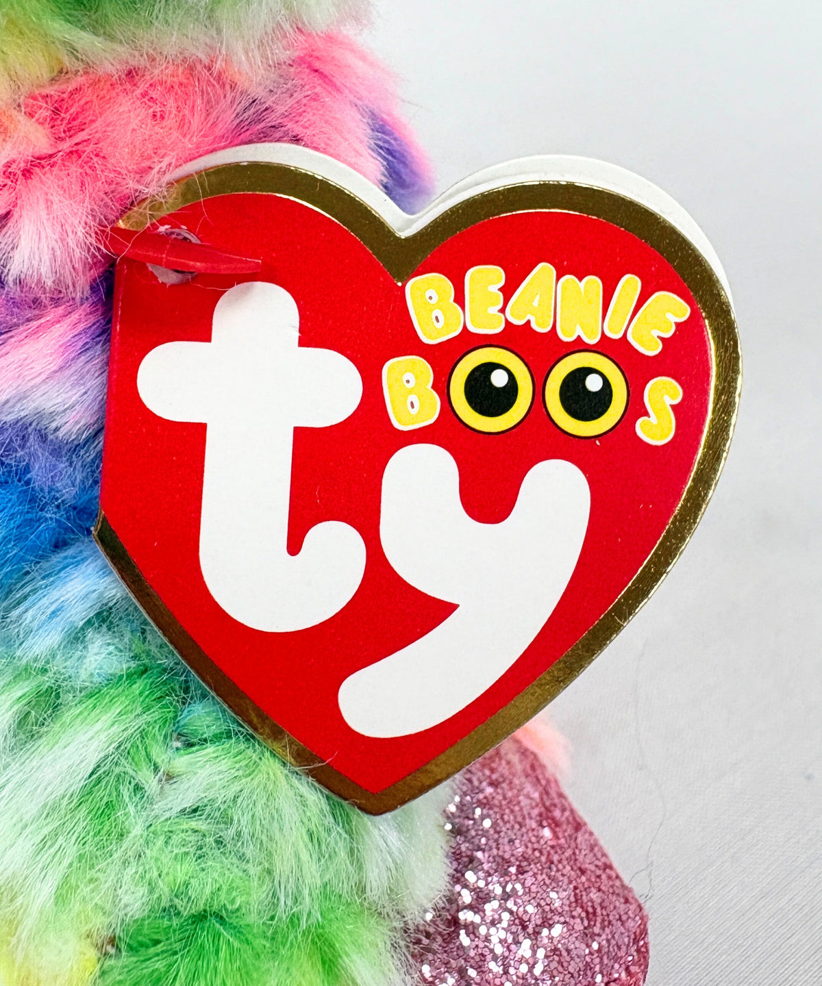 Ty Beanie Boos - Daffodil the Lamb, Glitter Eyes