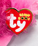 Ty Beanie Boos - Dainty the Flamingo, Glitter Eyes, Valentine's day