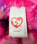 Ty Beanie Boos - Dakota the Pink Dog, (6"), Glitter Eyes, Justice Stores