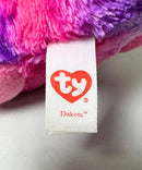 Ty Beanie Boos - Dakota the Pink Dog, (9"), Glitter Eyes, Justice Stores