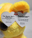 Ty Beanie Boos- Dandelion the Yellow Chihuahua, Glitter Eyes, 2015 Winter Trade Show Exclusive