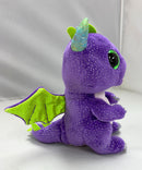 Ty Beanie Boos - Daphne the Purple Dragon, Glitter Eyes
