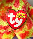 Ty Beanie Boos - Darci the Orange Giraffe, Large (16"), Glitter Eyes, Justice Stores