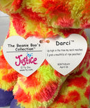 Ty Beanie Boos - Darci the Orange Giraffe, Large (16"), Glitter Eyes, Justice Stores