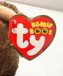 Ty Beanie Boos - Darcy the Brown Teddy Bear, (6"), Glitter Eyes, Europe