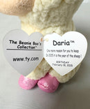 Ty Beanie Boos - Daria the Zodiac Sheep, (6"), Glitter Eyes, Chinese Zodiac