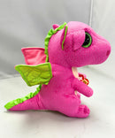 Ty Beanie Boos - Darla the Dragon, Medium, Glitter Eyes, Medium size