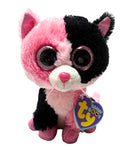 Ty Beanie Boos - Dazzle the Black and Pink Cat, (5"), Glitter Eyes, Justice Stores