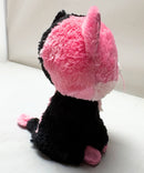 Ty Beanie Boos - Dazzle the Black and Pink Cat, (5"), Glitter Eyes, Justice Stores