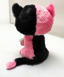 Ty Beanie Boos - Dazzle the Black and Pink Cat, (5"), Glitter Eyes, Justice Stores