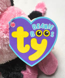 Ty Beanie Boos - Dazzle the Black and Pink Cat, (5"), Glitter Eyes, Justice Stores