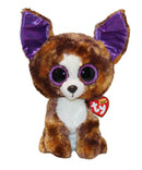 Ty Beanie Boos - Dexter the Brown Chihuahua, Medium (9"), Glitter Eyes