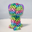 Ty Beanie Boos - Dotty the Rainbow Leopard, Medium (9"), Glitter Eyes