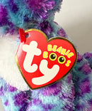 Ty Beanie Boos - Dreamer the Blue Leopard, (6"), Glitter Eyes, Justice Stores