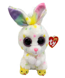 Ty Beanie Boos - Dusty the White Bunny, Glitter Eyes