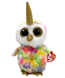 Ty Beanie Boos - Enchanted the Unicorn owl, Glitter Eyes
