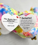 Ty Beanie Boos - Enchanted the Unicorn owl, Glitter Eyes