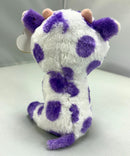 Ty Beanie Boos - Ethel the Purple Cow, Glitter Eyes