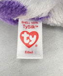 Ty Beanie Boos - Ethel the Purple Cow, Glitter Eyes