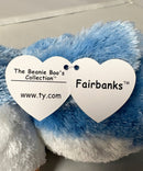 Ty Beanie Boos - Fairbanks the Blue Penguin, Medium (9"), Solid Eyes, Christmas