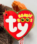 Ty Beanie Boos - Feathers the Turkey, Glitter Eyes, Thanksgiving Day, Holiday