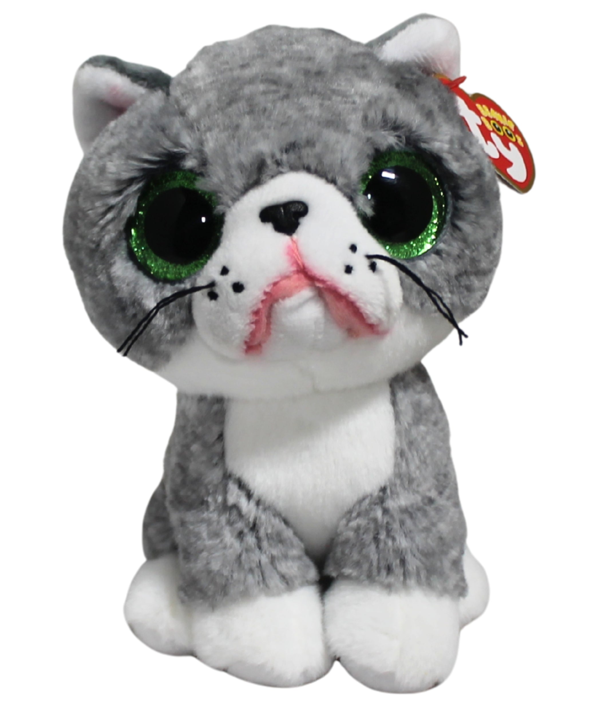 Ty Beanie Boos- Fergus the Cat, Glitter Eyes