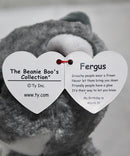 Ty Beanie Boos- Fergus the Cat, Glitter Eyes
