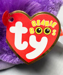 Ty Beanie Boos - Fifi the Purple Flamingo, (6"), Glitter Eyes, Claire's Exclusive