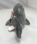 Ty Beanie Boos - Finnegan the Gray Shark, Glitter Eyes