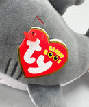 Ty Beanie Boos - Finnegan the Gray Shark, Glitter Eyes