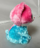 Ty Beanie Boos - Fiona the Pink and Blue Cat, (5"), Glitter Eyes, Justice Stores