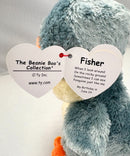 Ty Beanie Boos - Fisher the Penguin, Glitter Eyes