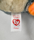 Ty Beanie Boos - Fisher the Penguin, Glitter Eyes