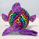 Ty Beanie Boos - Flippy the Rainbow Fish, Medium (5"), Glitter Eyes
