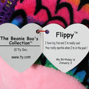 Ty Beanie Boos - Flippy the Rainbow Fish, Medium (5"), Glitter Eyes