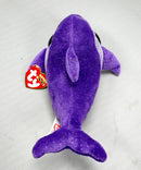 Ty Beanie Boos - Flips the Dolphin, Glitter Eyes