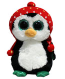 Ty Beanie Boos - Freeze the Christmas Penguin, Medium (9.25"), Glitter Eyes