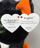 Ty Beanie Boos - Frights the Halloween Cat, Medium (9"), Glitter Eyes