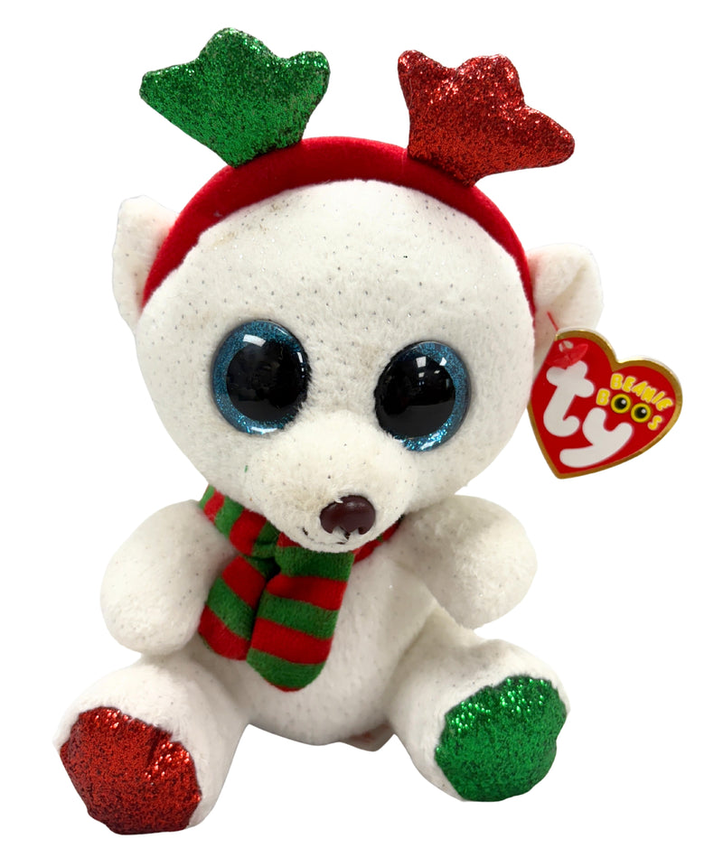 Ty Beanie Boos - Frost(Claire's exclusive) the Polar Bear, Glitter Eyes, Claire's, Christmas holidays, Winter