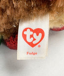 Ty Beanie Boos - Fudge the Reindeer, Glitter Eyes, Christmas