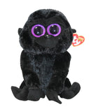 Ty Beanie Boos - George the Black Gorilla, Medium (9"), Glitter Eyes