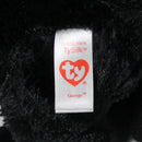 Ty Beanie Boos - George the Black Gorilla, Medium (9"), Glitter Eyes