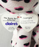 Ty Beanie Boos - Georgia the Dalmatian, Medium (9"), Glitter Eyes, Claire's Exclusive