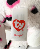 Ty Beanie Boos - Georgia the Dalmatian, Medium (9"), Glitter Eyes, Claire's Exclusive