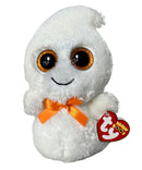 Ty Beanie Boos - Ghosty the Halloween Ghost, (6"), Glitter Eyes