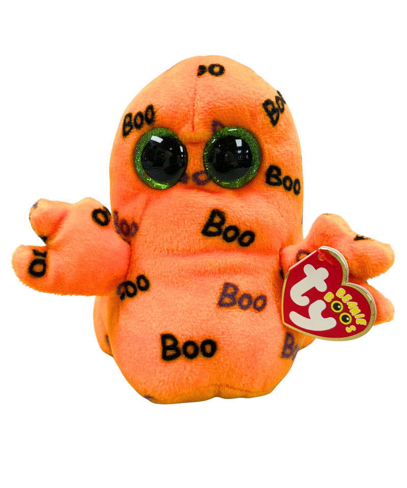 Ty Beanie Boos - Ghoulie the Ghost, Glitter Eyes, Halloween